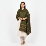Emerald Heritage Eri Silk Shawl Muga Work