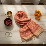 Crimson Mandala Drape All Over Shawl