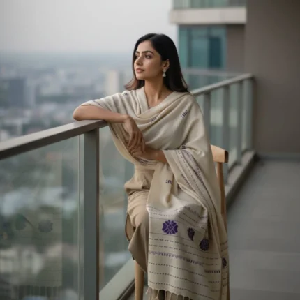 Anvika Loomed Handwork Stole