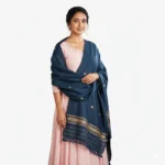 Neelbaan Artisan Eri Silk Stole Muga Work