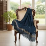Neelbaan Artisan Eri Silk Stole Muga Work
