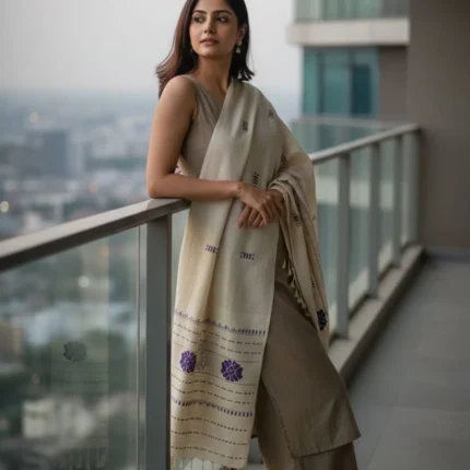 Anvika Loomed Handwork Stole