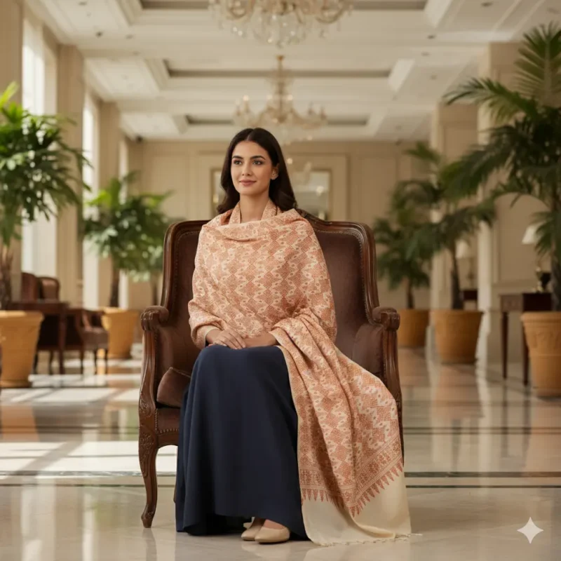 Kumudini Grace Eri Silk Shawl