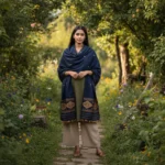 Royal Veil Eri Silk Shawl Muga Work