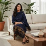 Royal Veil Eri Silk Shawl Muga Work
