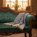 Neel Jungle Jamdani Shawl