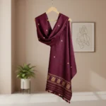 Stole Royal Weave Eri Silk Stole Muga Work