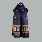 Indigo Roots Eri Silk Shawl Muga Work