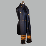 Noir Flora Heritage Eri Silk Shawl Muga Work