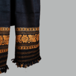 Noir Flora Heritage Eri Silk Shawl Muga Work