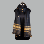 Noir Flora Heritage Eri Silk Shawl Muga Work