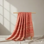 Lal Rekha Heritage All Over Shawl