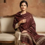 RaktBindu Heritage Eri Silk Stole Muga Work