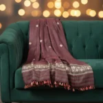 RaktBindu Heritage Eri Silk Stole Muga Work