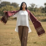 Rustic Grace Eri Silk Stole