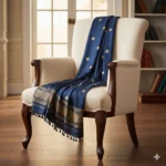 Koh-e-Noor Weave Eri Silk Shawl Muga Work