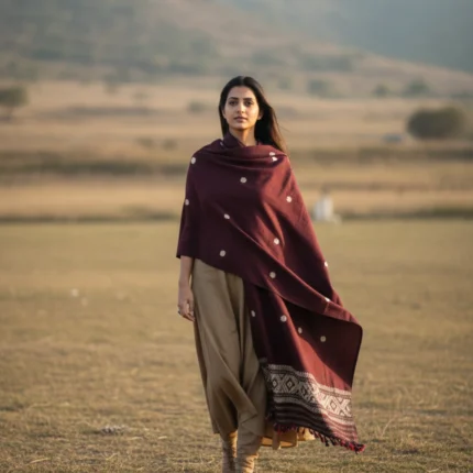 Sufi Soul Eri Silk Shawl Eri Work