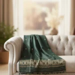 Palki Woodland Weave Eri Silk Shawl Muga Work