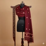 Noor Weave Heritage Eri Silk Shawl Muga Work
