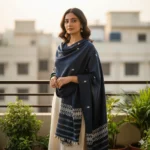 NeelVritta Classic Handloom Eri Silk Stole Eri Work