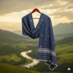 NeelVritta Classic Handloom Eri Silk Stole Eri Work