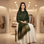 Mystic Gold Weave Eri Silk Shawl Muga Work