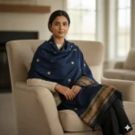 Koh-e-Noor Weave Eri Silk Shawl Muga Work