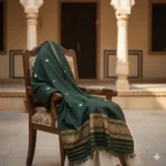 Forest Royale Eri Silk Shawl Muga Work