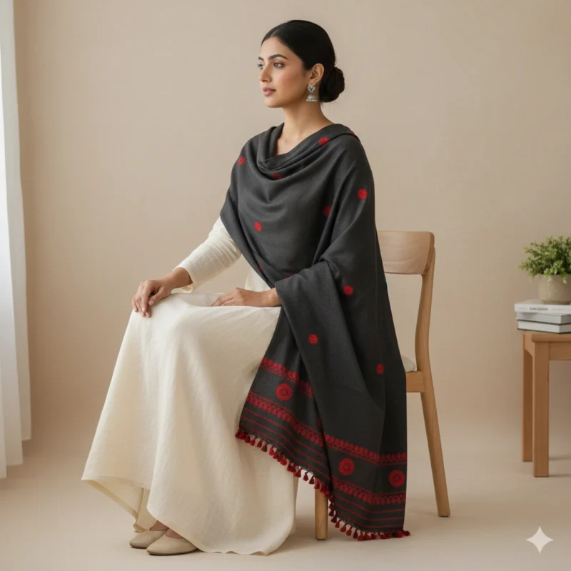 Emberloom Eri Silk Shawl