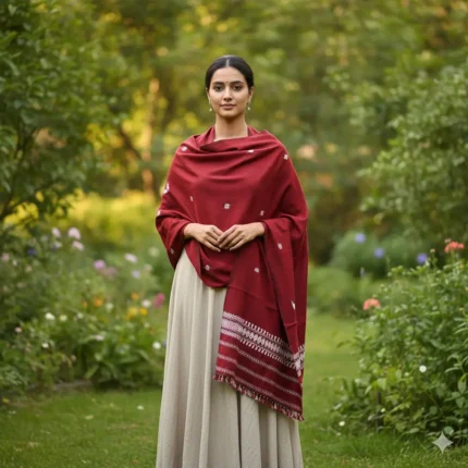 Desert Moon Eri Silk Stole Eri Work
