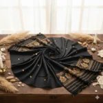 Golden Bloom Eri Silk Shawl Muga Work