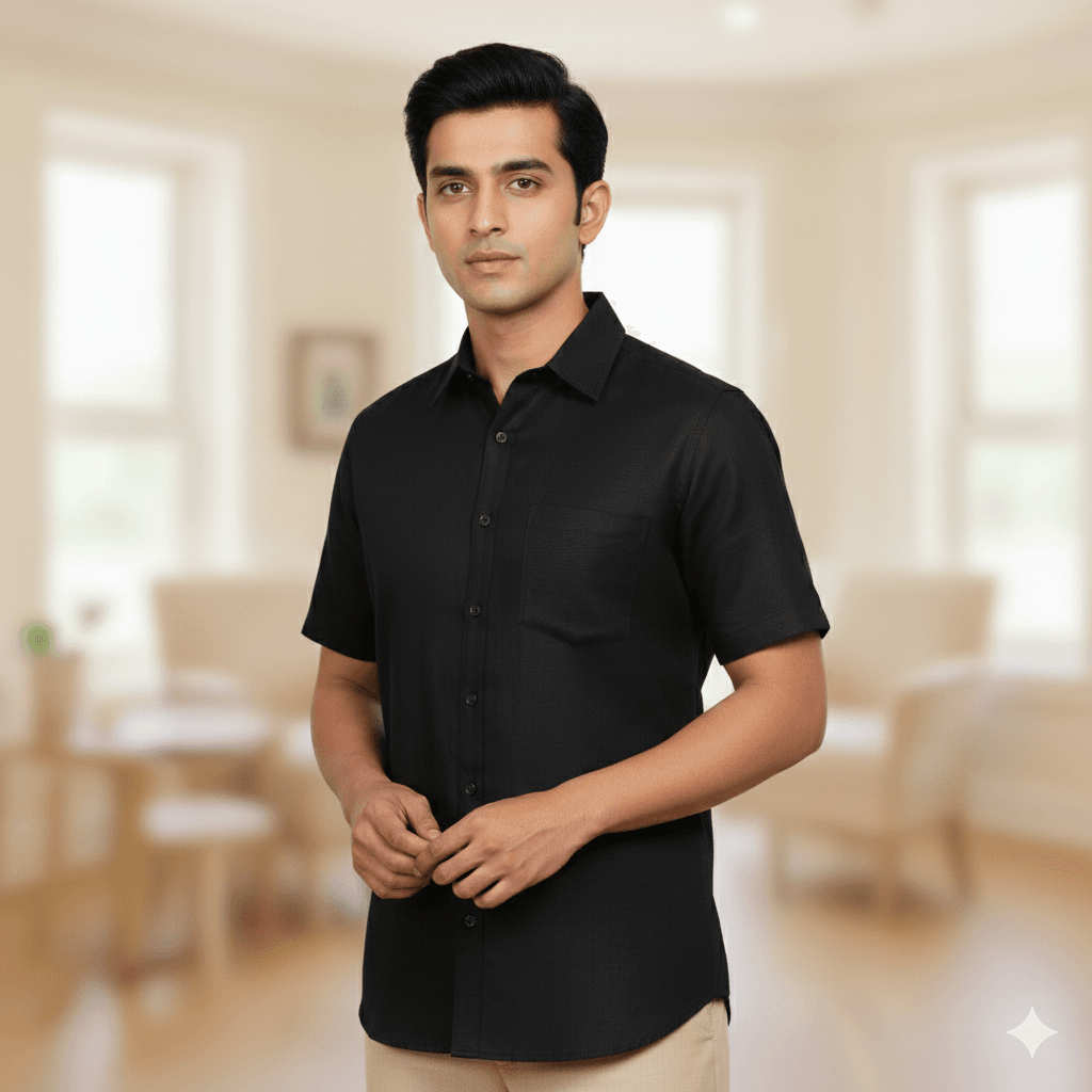 Carbon Edge Formal Eri Silk Shirt Carbon Edge Formal Eri Silk Shirt