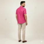 Plum Prestige – Premium Textured Eri Silk Shirt