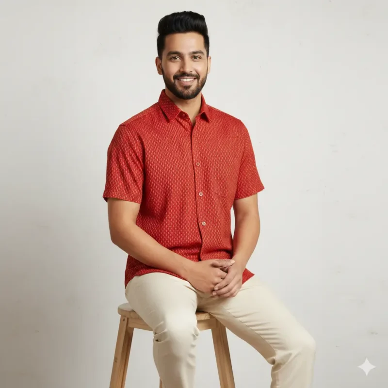 Firedrop – Heritage Print Cotton Shirt