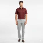 Crimson Drift – Premium Casual Cotton Shirt
