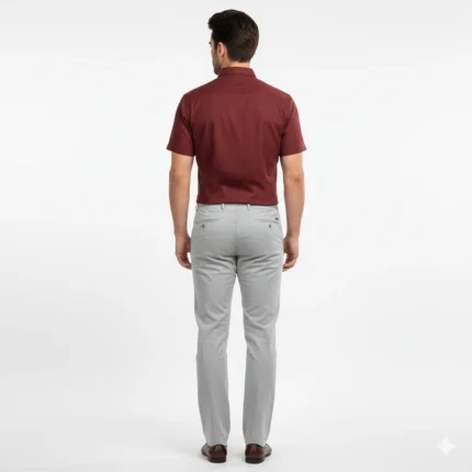 Crimson Drift – Premium Casual Cotton Shirt