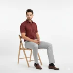 Crimson Drift – Premium Casual Cotton Shirt