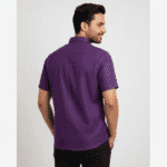 Royal Depth – Majestic Purple Eri Silk Shirt