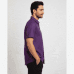 Royal Depth – Majestic Purple Eri Silk Shirt