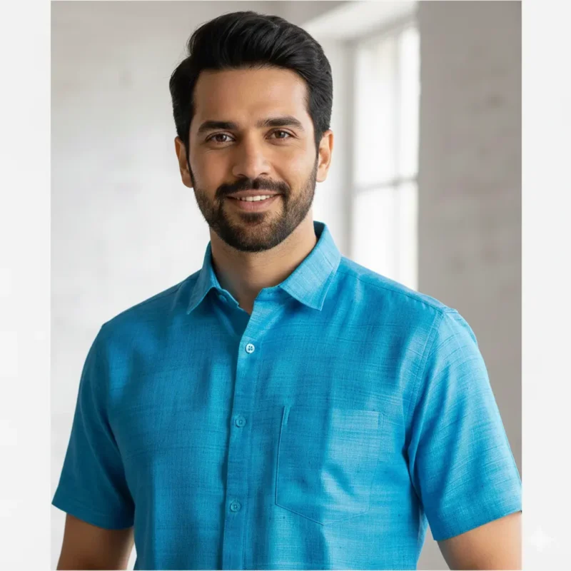 Ocean Veil – Breezy Men’s Eri Silk Shirt