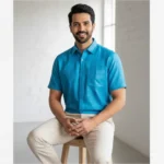 Ocean Veil – Breezy Men’s Eri Silk Shirt