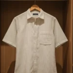 Sahara Stripe – Elegant Cotton Formal Shirt