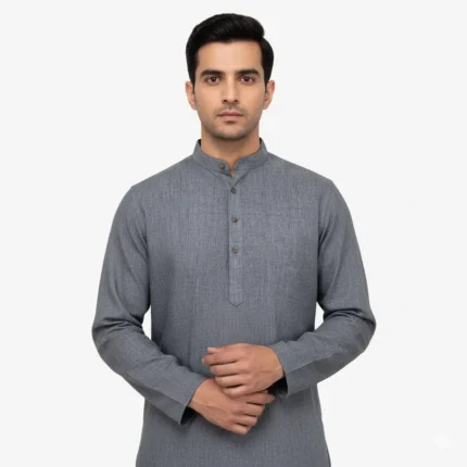 Shadow Weave Cotton Kurta