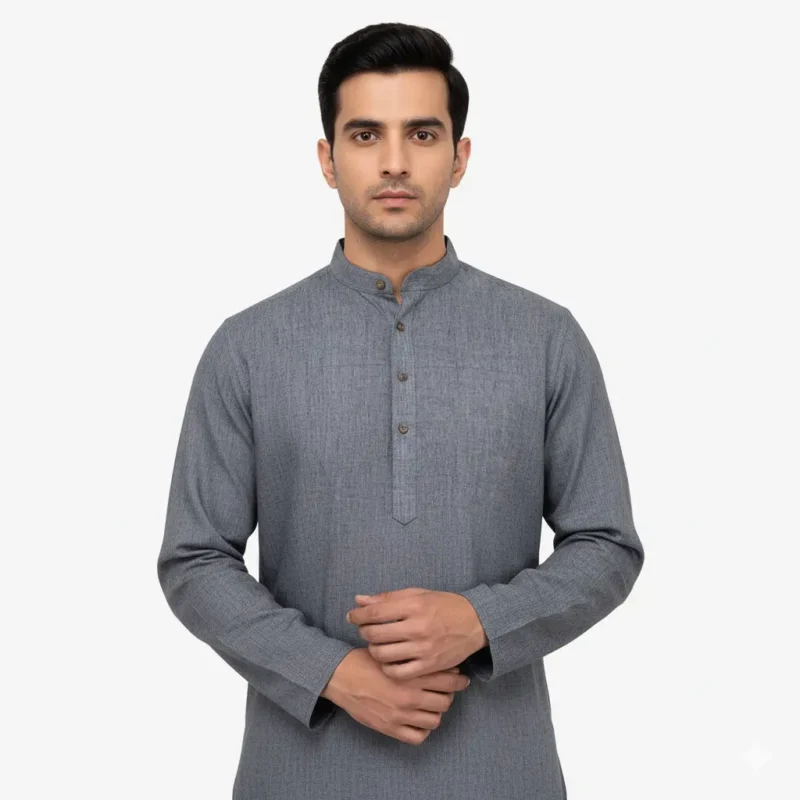 Shadow Weave Cotton Kurta