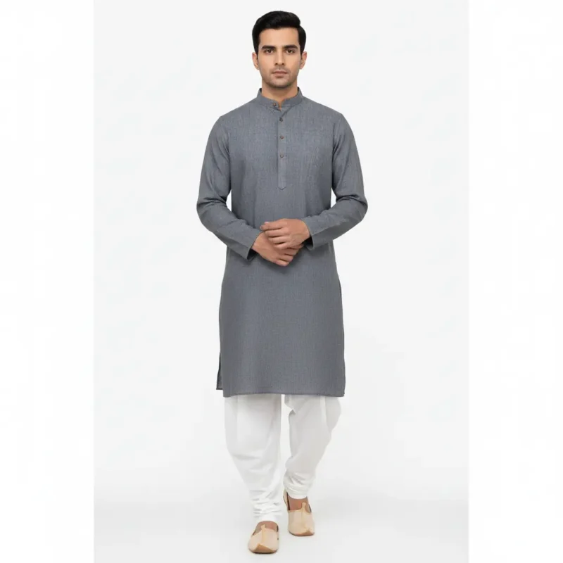 Shadow Weave Cotton Kurta