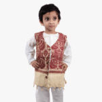 maroon baby jacket
