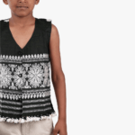 black with white baby jacket