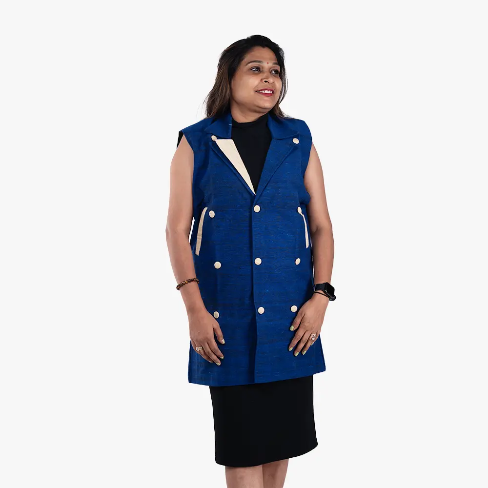 Blue female coat Blue female coat