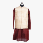 beige male kurta