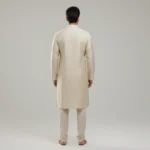 Sandstone Serenity Eri Tassar Silk Kurta